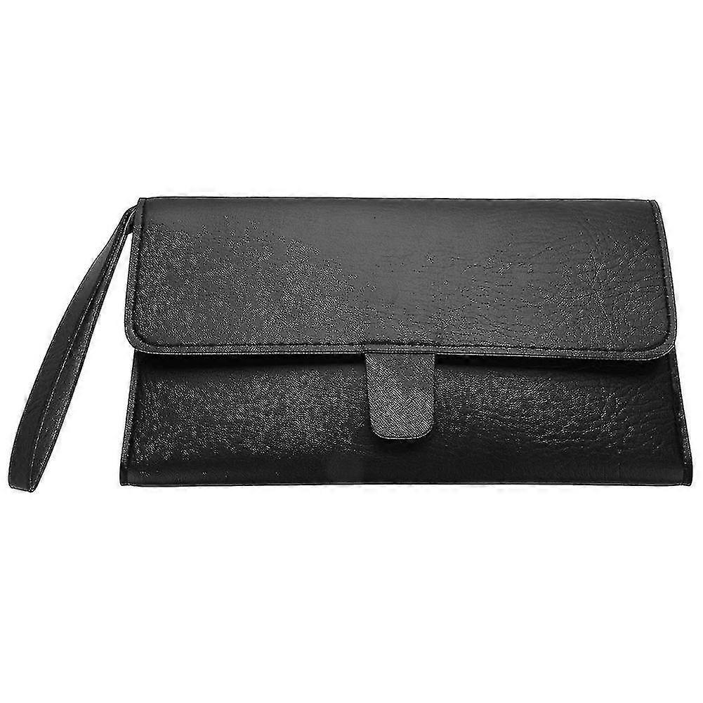 Professional Portable Multi-functional Hairdressing Tools Scissors Comb Storage Case Package Bag (black)
