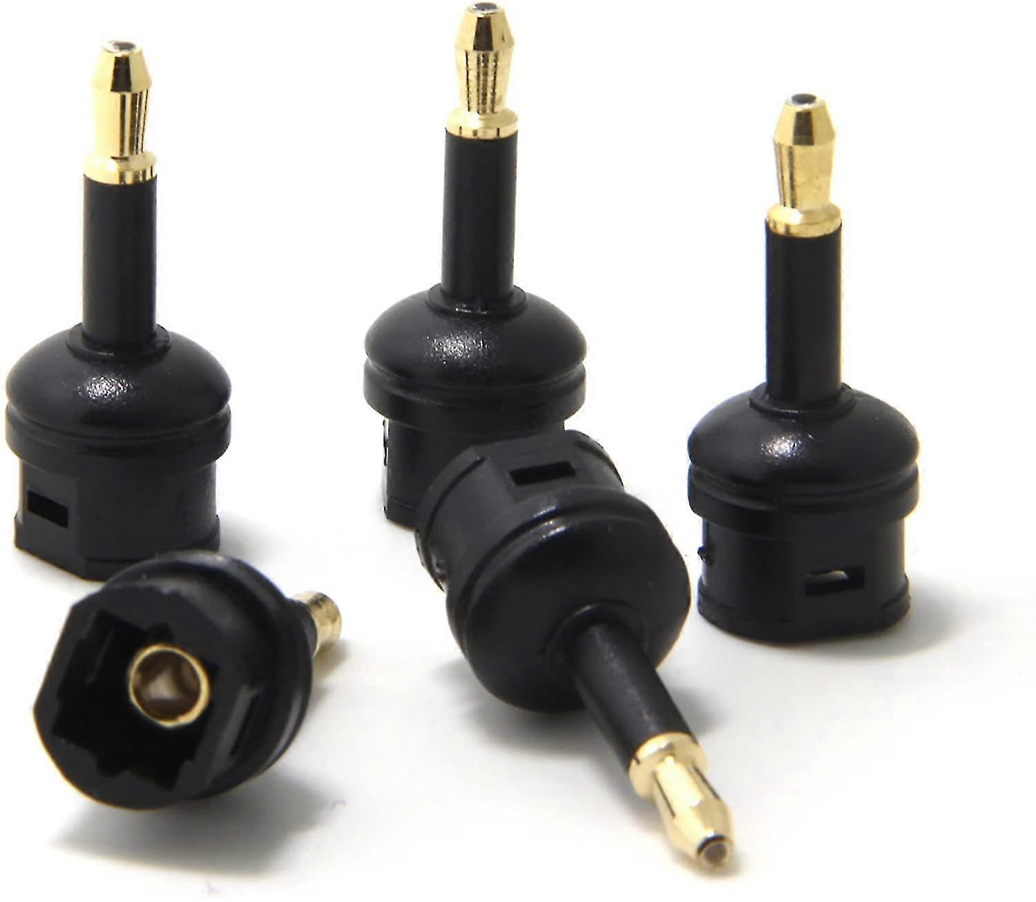 Glasfaser-Buchse auf Mini-Stecker Adapter (5er Pack)