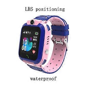 Q12 Kinder Smart Watch Wasserdicht LBS Standortunterstützung Hebräische 2G SIM-Karte Hören Baby Tracking Jungen Mädchen Smartwatch Uhr Geschenk