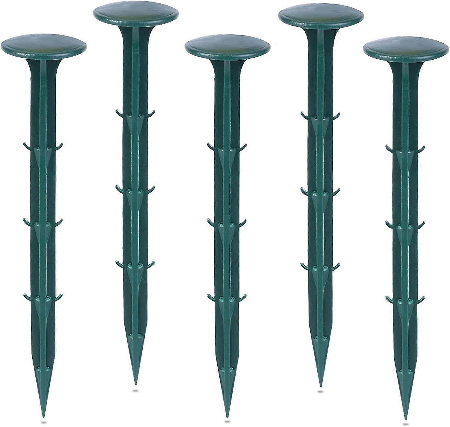 Plastic Garden Fixing Stakes, Garden Stakes(200pcs, Green)