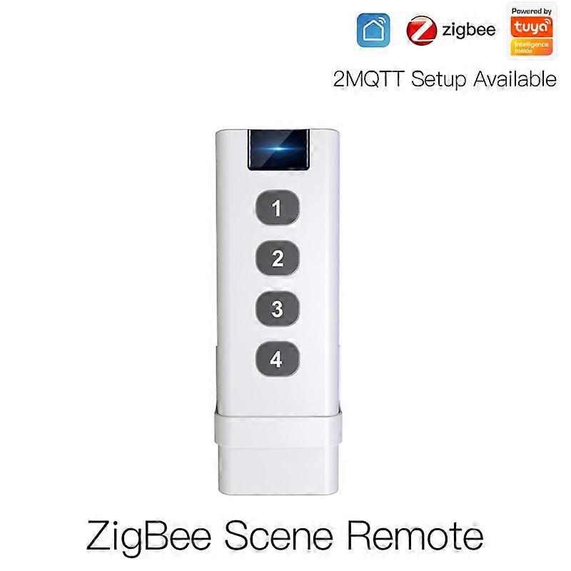 Tuya ZigBee Smart Switch 12 Scene Push Button Switch Tuya 4gang Wall Switch Home Automation Switch For Smart Life Control