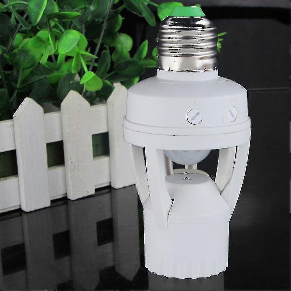 E27 Led Infrared Motion Detection Light Sensor Light Bulb Switch Home