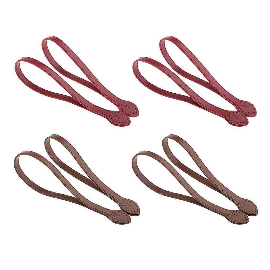 8pcs PU Leather Purse Handle Replacement Bag Strap Accessories Craft 60cm