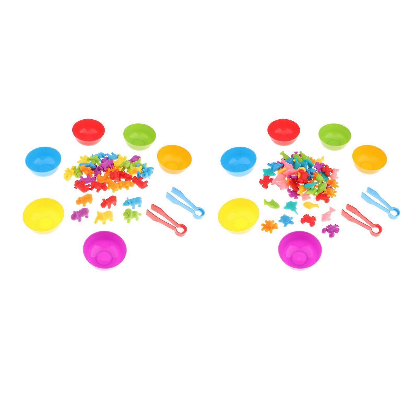 2 Set Sort Toy Educational Learning Counting Math Learning Boys