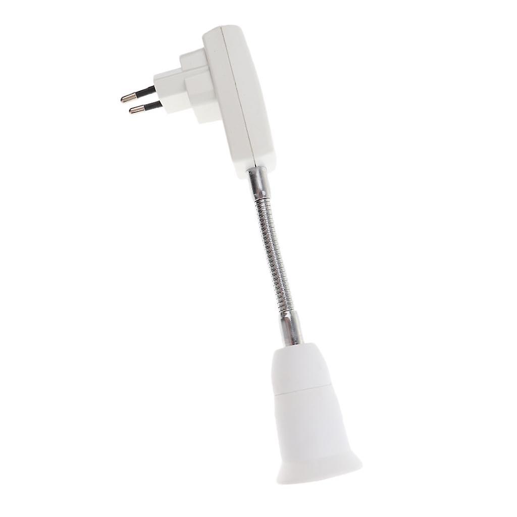 E27 Base Socket Splitter Universal Lampeholder Omformer Adapter EU Plugg