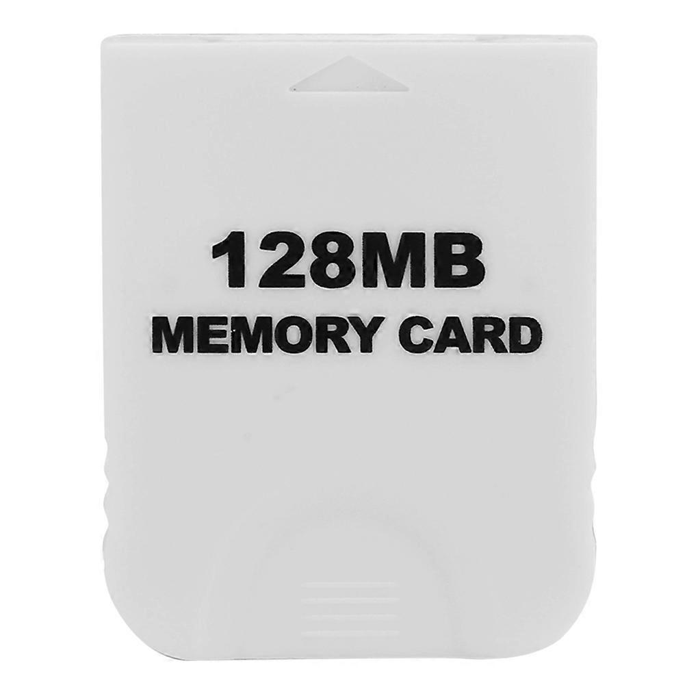 Memory Card Compatible for WII Console Game High Performance Portable Game Memory Card128MB White