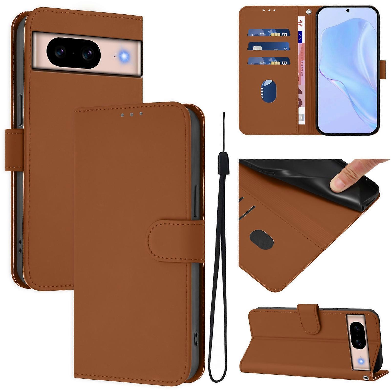 PT01 Skin Feel Leather Case For Google Pixel 8a
