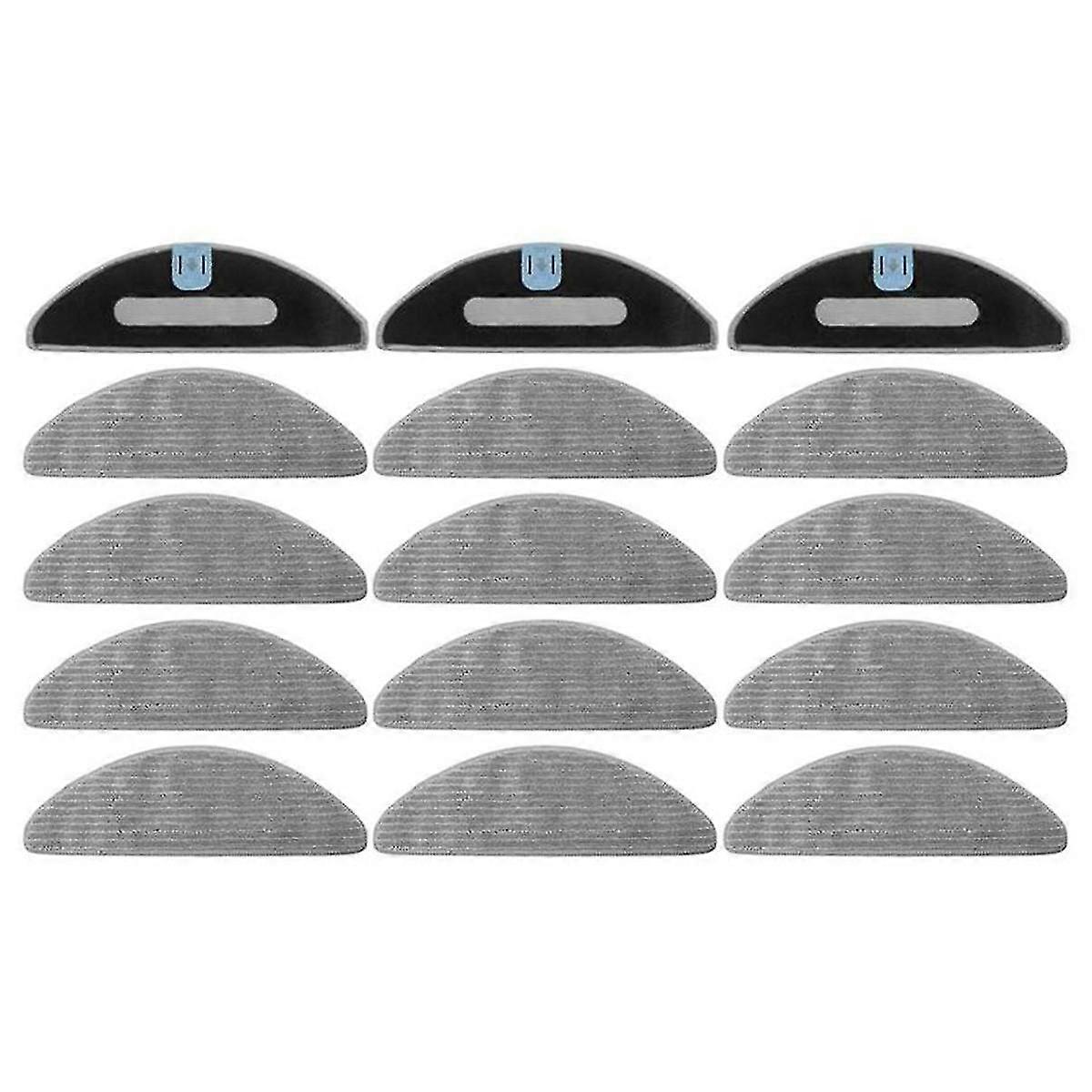 15 Pcs Mop Pads For Combo I5, I5+, J5, J5+ Robot Vacuum Parts Microfiber Washable Reusable Mopping Cloth