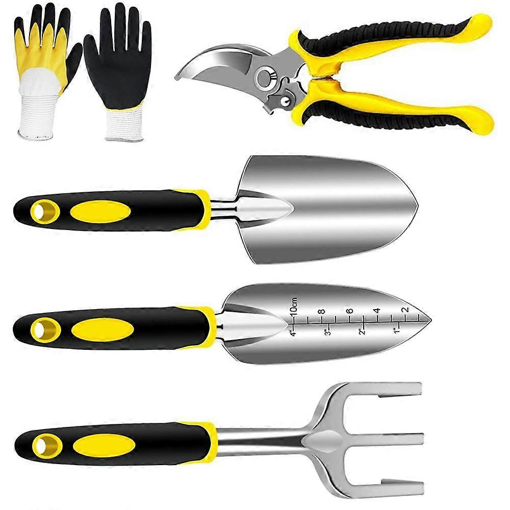 5Pcs All In One Garden Tool Set,Durable and Delicate Garden Gift