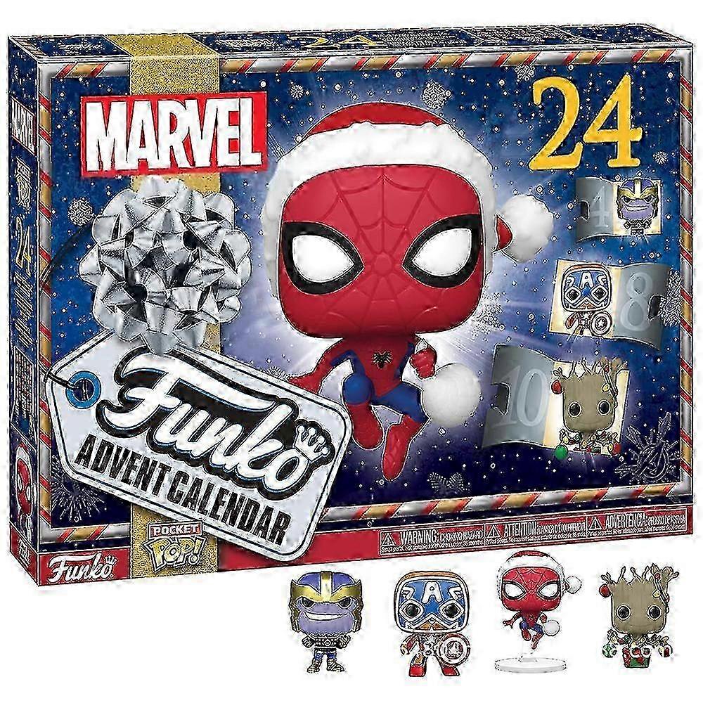 2024 Spider-Man/Star Wars Action Figures Model Toys Christmas Advent Calendar Xmas 24 Days Countdown Blind Box Surprise Gift