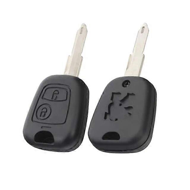 Case Shell com Chave Remota de 2 Botões para Peugeot 206 com Lâmina NE73