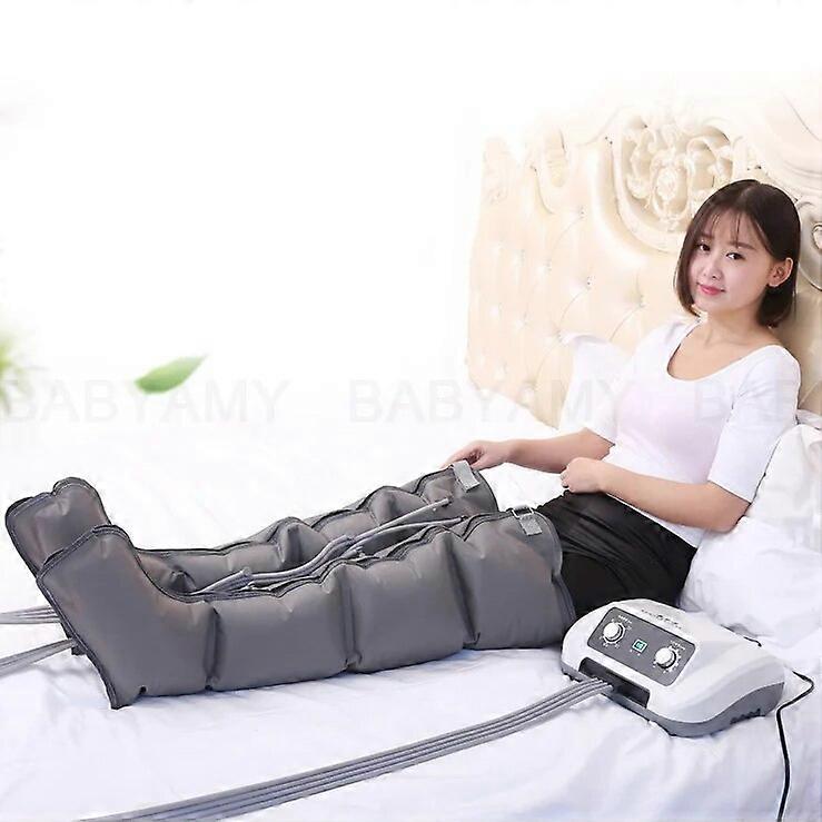 Enveloppements de jambe de compression d’air Masseur Circulation Enveloppements de jambe Masseur de compression pneumatique de pied de santé pour se détendre perdre du poids
