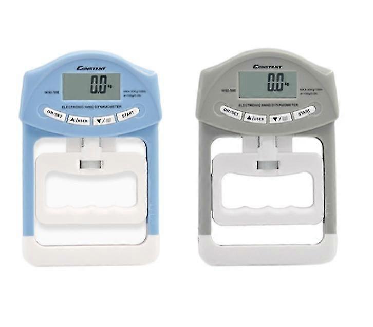 Digital Hand Dynamometer Grip Reading Strength Measurement Meter Hand Grip Strength Meter Auto Capturing Hand Grip Gray