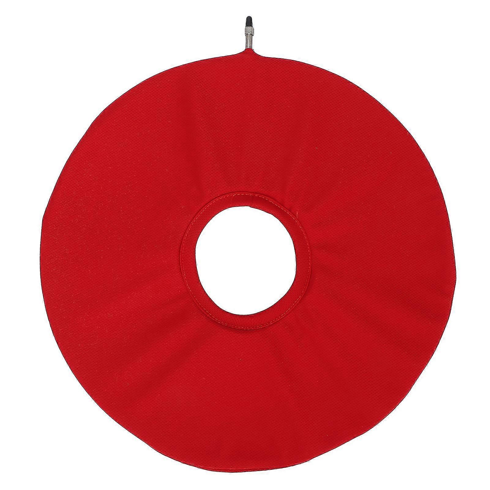 2024 Donut Pillow Inflatable Tailbone Pain Relief Hemorrhoid Rubber Doughnut Cushion Red