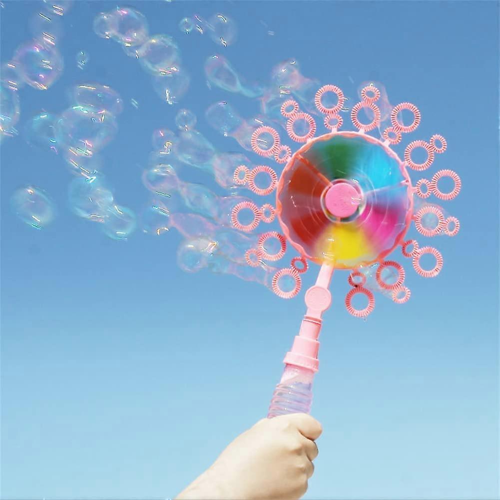 Bubble Wands Set, Funny Big Bubbles Maker with Tray, for Outdoor Playtime & Birthday Party & Games