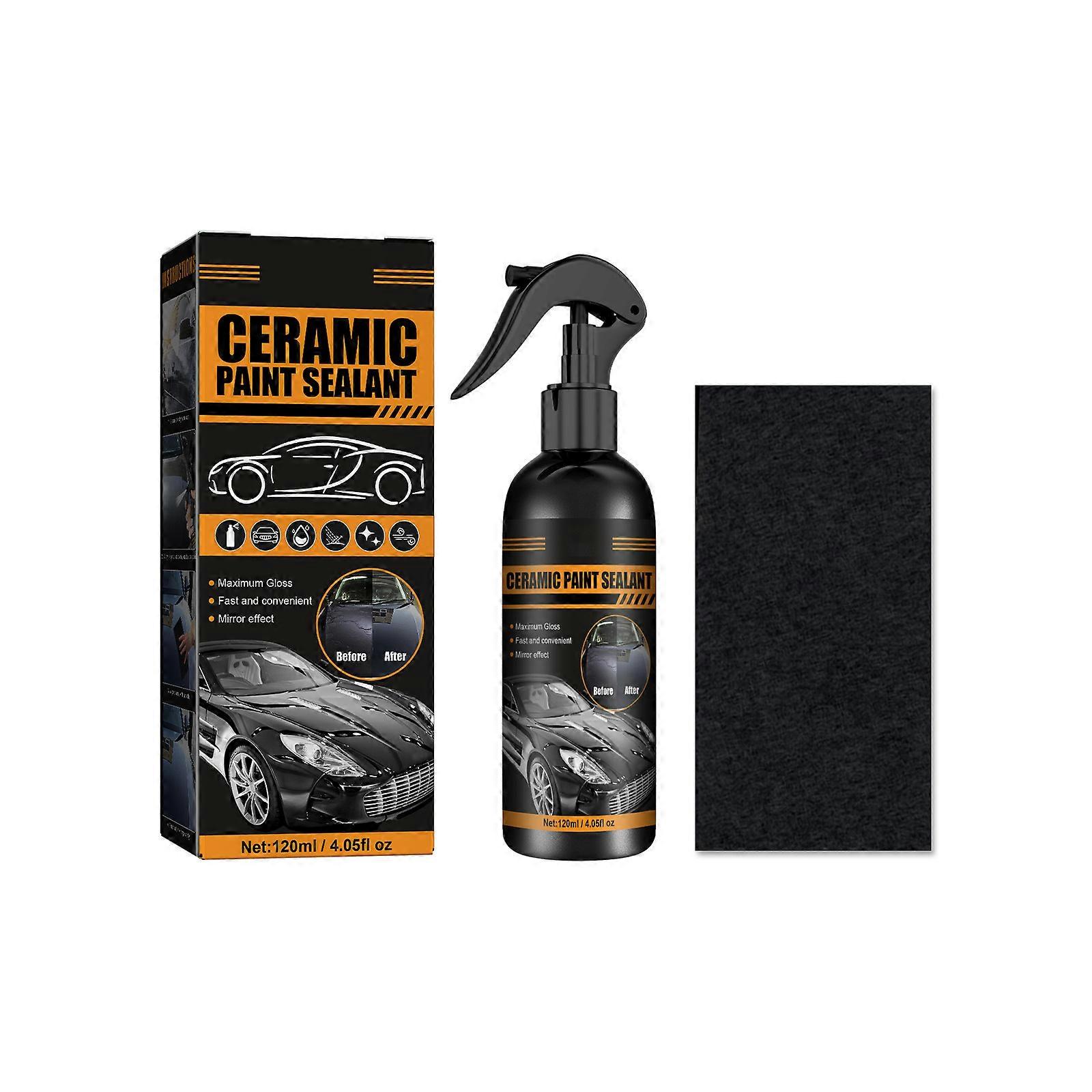 Quick Ceramic Coating Sealing Kit, Easy Ceramic Coating Spraying, 3 in 1 High Protection Rapid Automotive Ceramic Spraying