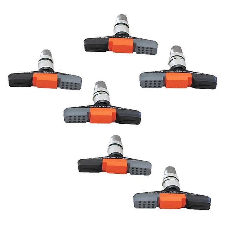 3X BRAKCO Pastilhas de freio de bicicleta 55mm para 14 polegadas 16 polegadas 18 polegadas 20 polegadas dobrável Mini Velo Bike V Brake Bicycle Parts