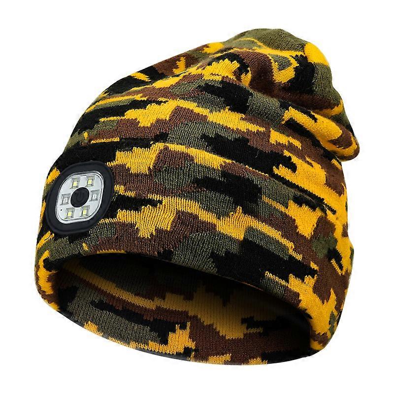 LED Knitted Rechargeable Washable Warm Light Up Beanie