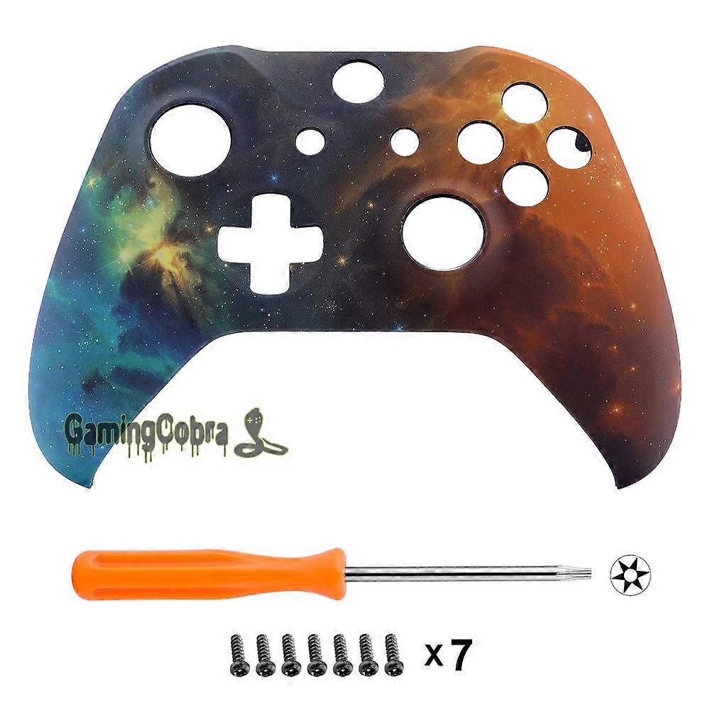 Custom Patterned Soft Touch Replace Parts Front Shell for Xbox One X & One S Controller Model 1708