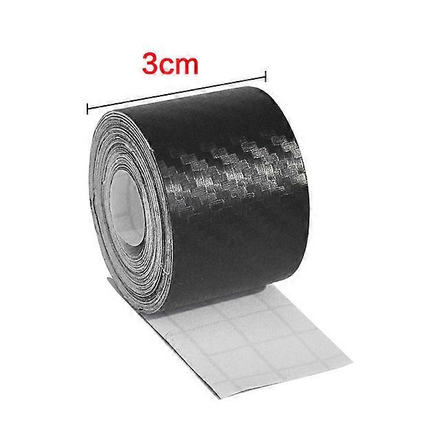 Motor Vehicle Parts 5/3m Car 3D Carbon Fiber Stickers Door Sill Anti-stepping Protector Trunk Bumper Side Mirror Anti Scratch Tape Auto Decals