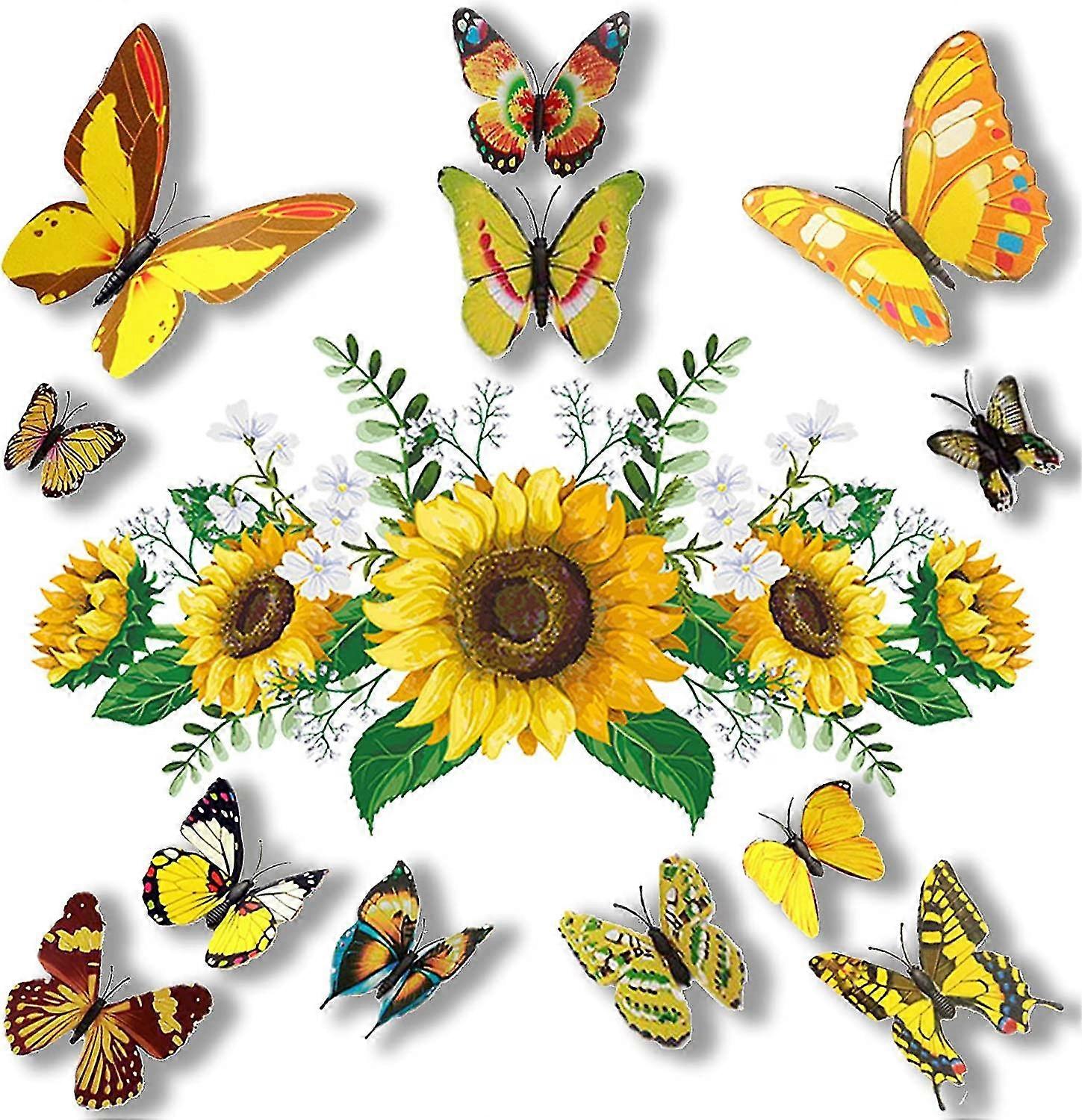 Sunflower Wall Decal Flower