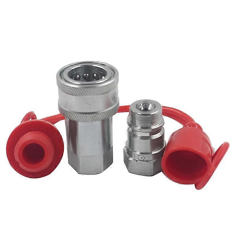 -S4-04 1/2 pouce NPT ISO5675 coupleur hydraulique à connexion rapide pour tracteur Accouplement rapide agricole