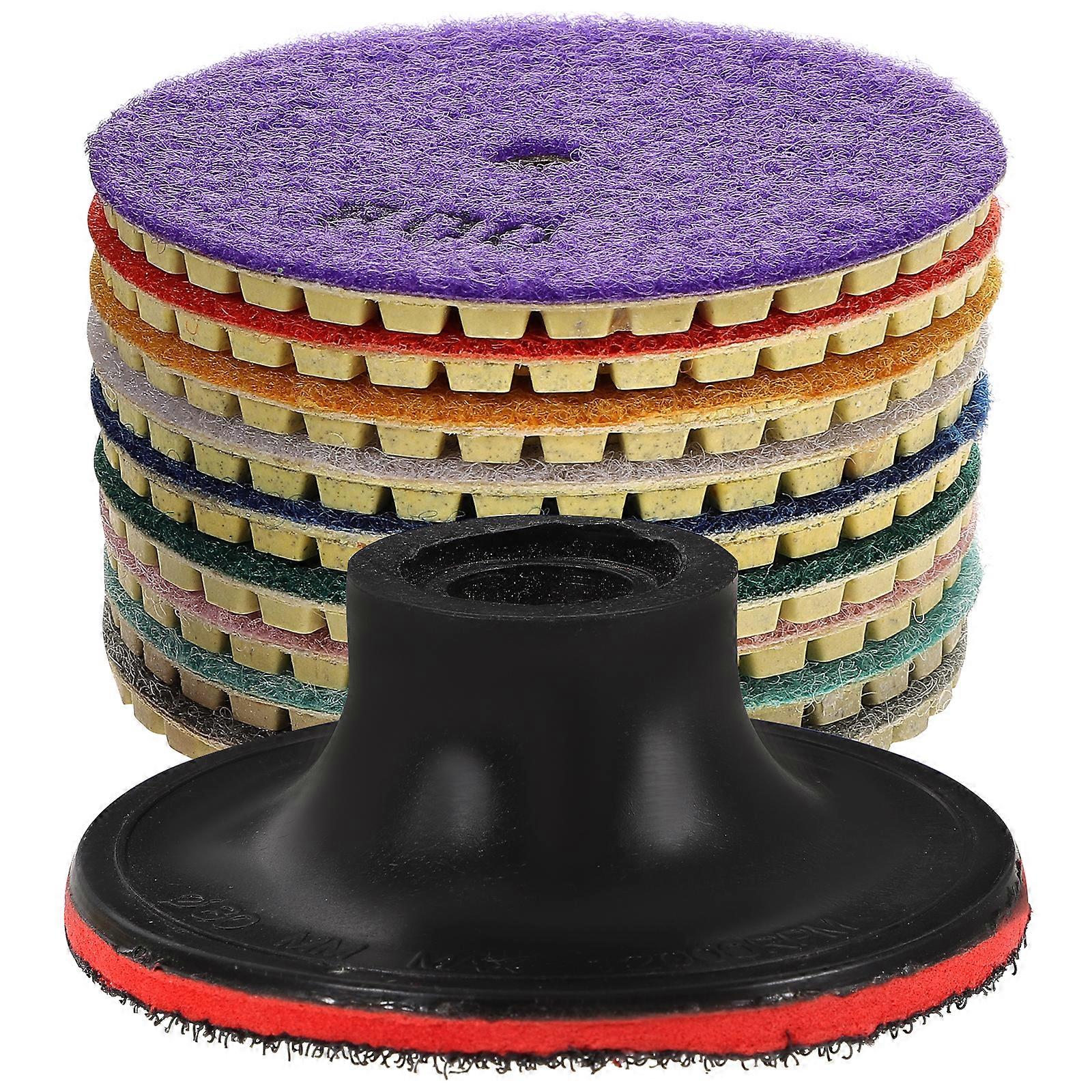 1 Set Marble Polishing Pads Diamond Wet Polishing Kit Polish Tools for Concrete