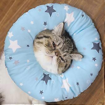 Cat Recovery Collar, Pet Protective Collar, Adjustable Elizabeth Pet Collar for Pet After Surgery,M