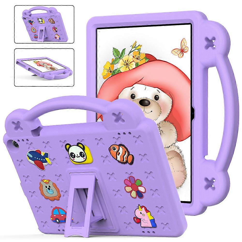 Child Protective Case Compatible with Amazon HD10 10.1 (2023) Protective Case Durable Shockproof Handle Bracket Protective Case Lightweight EVA Protec