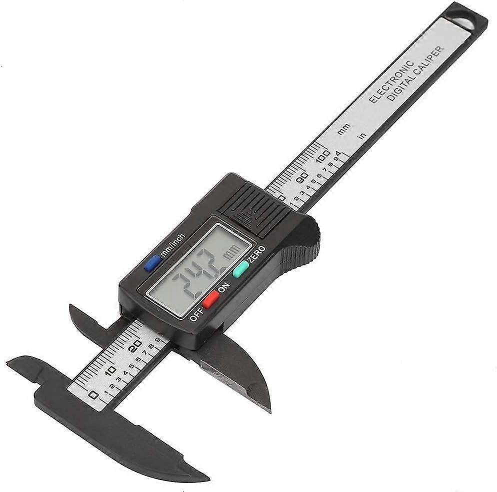 Electronic Digital Caliper, 100mm with Large LCD Display (No Battery)