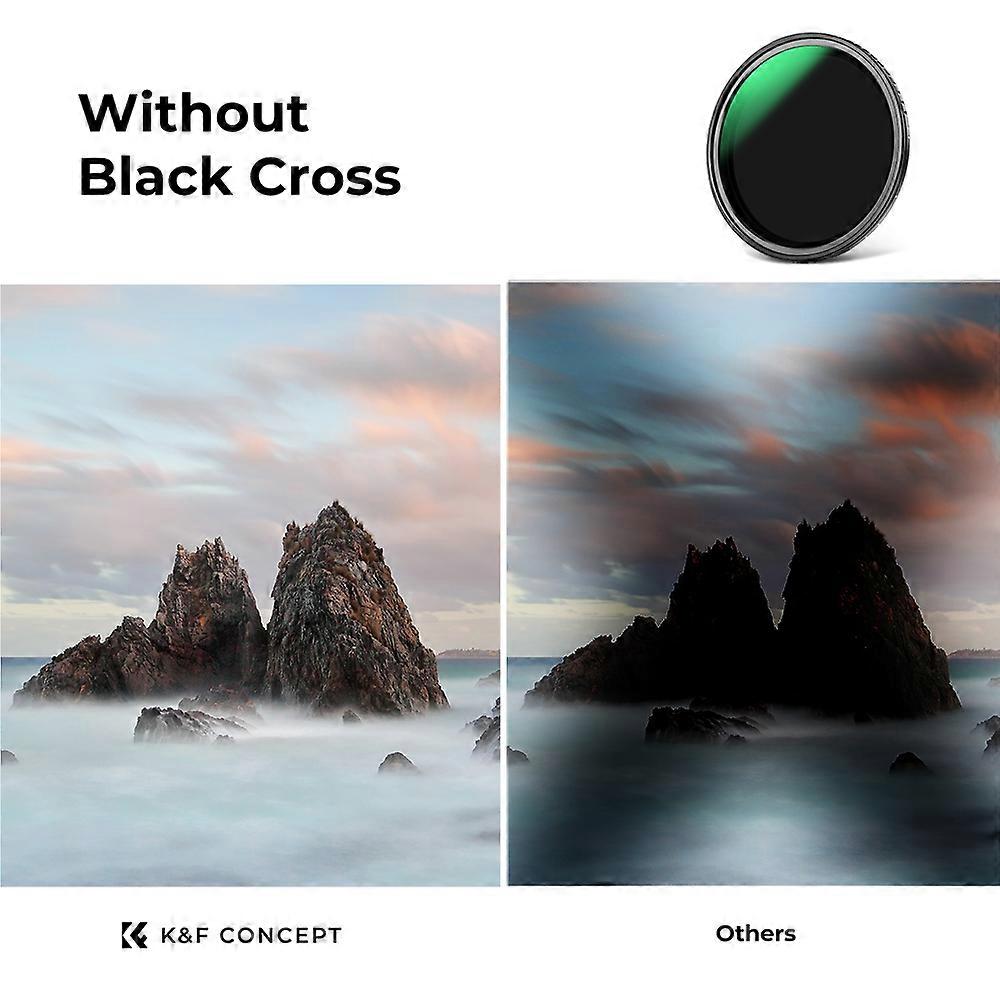K&F Concept 49mm-82mm Magnetic ND8-ND128 Variable ND Lens Filter Adjustable Neutral Density Filter with 28 Multi-Layer Coatings