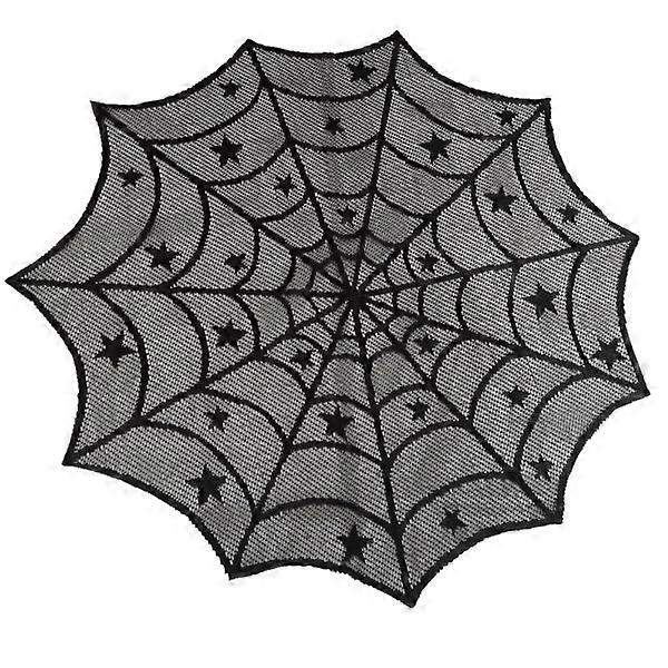 1pc Halloween Spider Net Cloth Scene Layout Prop Spide Net Gauze (Black)