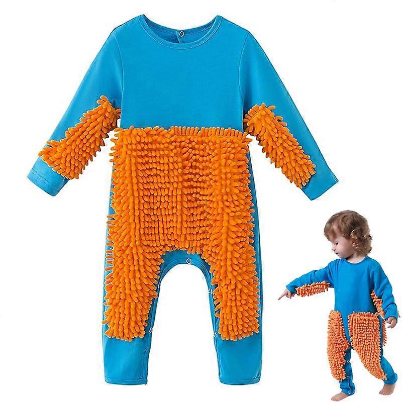 Unisex Baby Cotton Bodysuits Baby Mop Crawling Romper