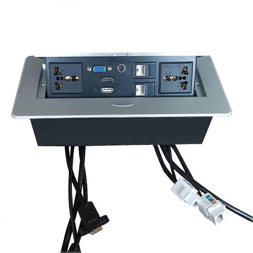 Ulti Charger Circle Pop-up Socket Meeting Socket Pop Electrical Plug Desktop Up Socket Power Outlet