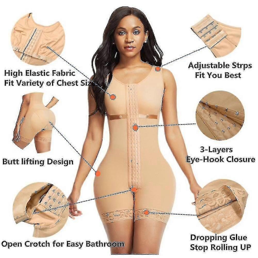Colombianas Fajas Body Shapewear Női Derék Edző Karcsúsító Fehérnemű Push Up