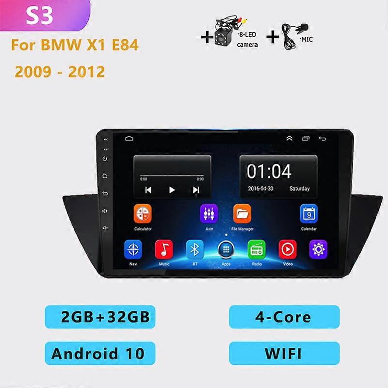 2din auto Android player 4G+64G Car radio multimedia Carplay GPS navigation DSP RDS for BMW X1 E84 2009 2010 2011 2012