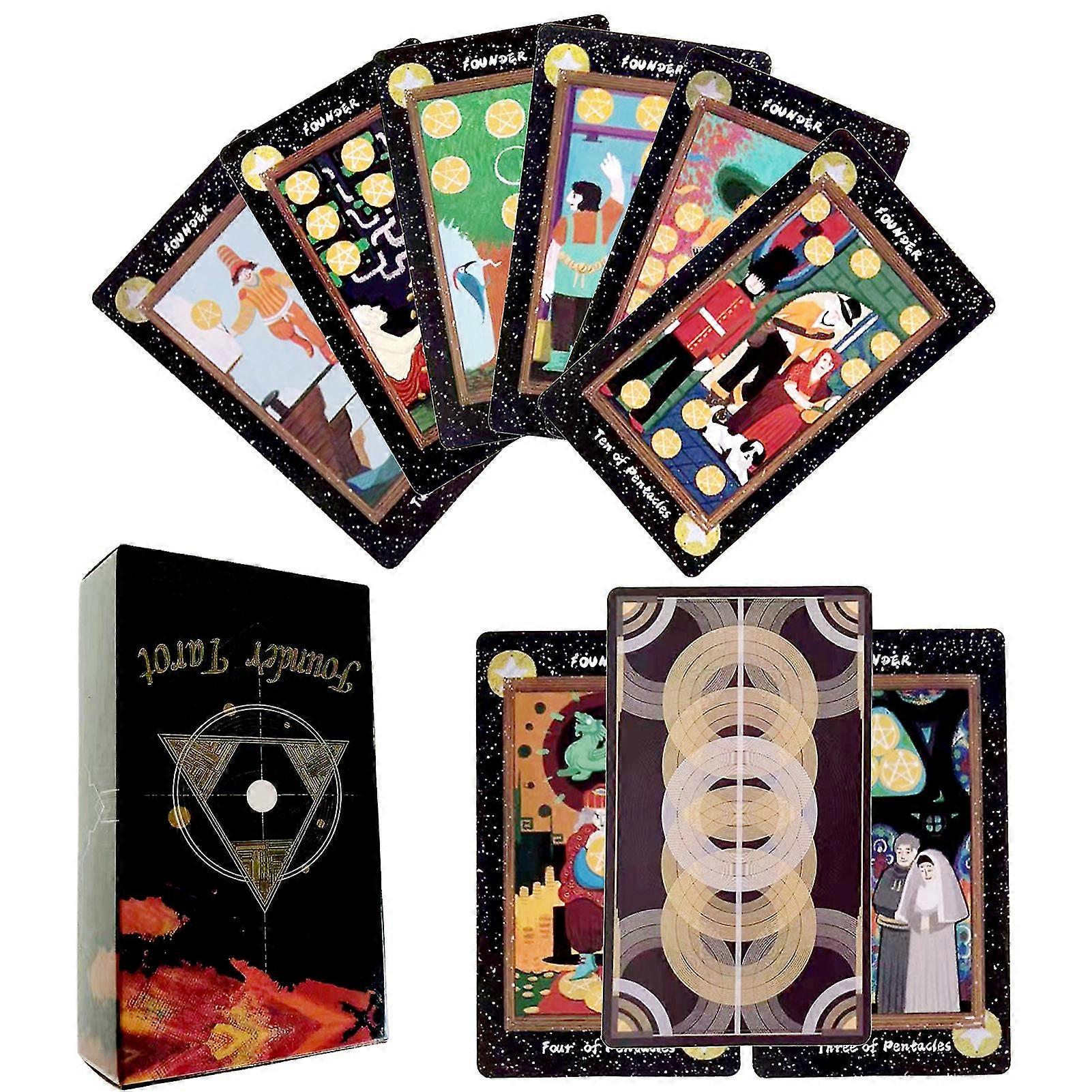 Founder Tarot Cards Board Games Oracles Deck Witch Game Party Table Board Game