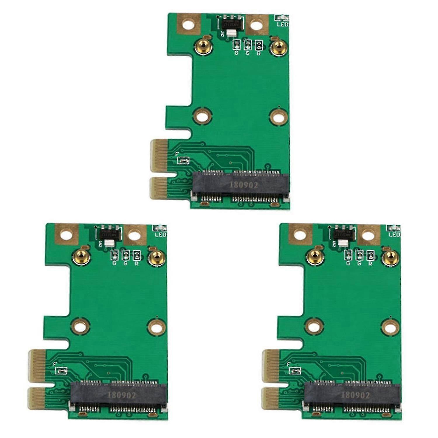3x Pcie To Mini Pcie Adapter Card, Efficient, Lightweight And Portable Mini Pcie To Usb3.0 Adapter