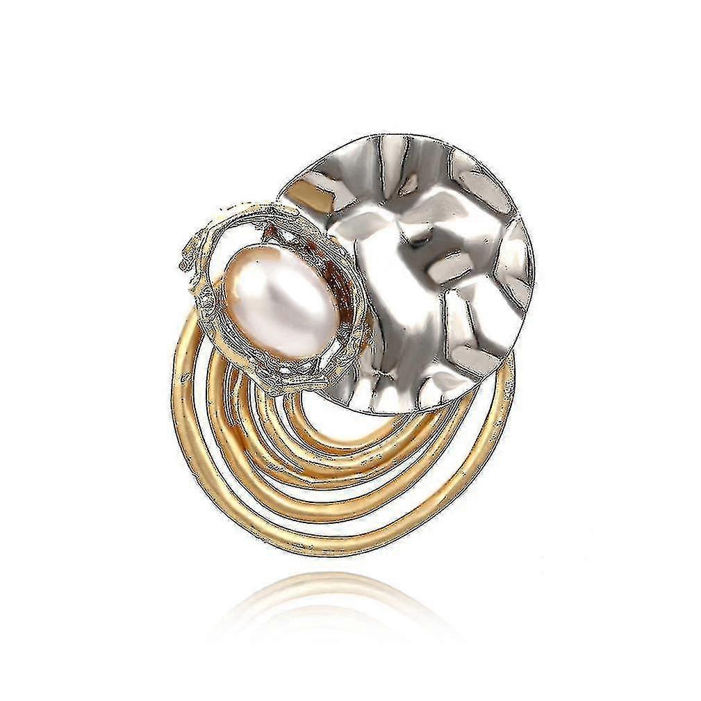 HMWY-ブローチピン蓮の葉と2色コサージュ合金の女の子のブローチ