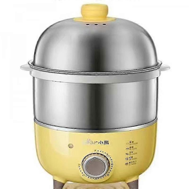 220v 360w Yellow Stainless Steel Egg Boiler Machine Multi-function With Automatic Power Off For Tw