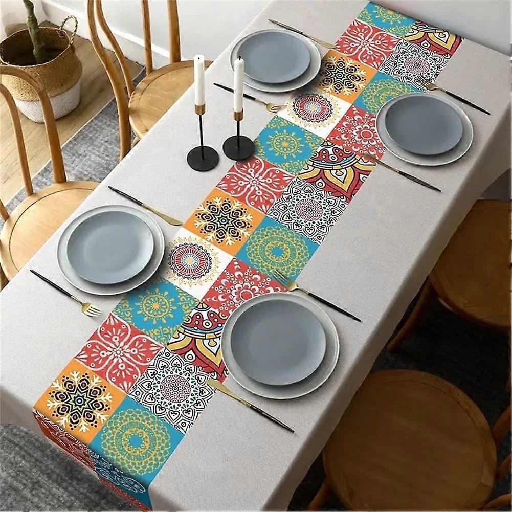 Nappe de Table Rectangulaire Toile Cire en PVC Nappe Antitache Impermable Nappes Extrieur Lavable Imprime Rtro pour Salle  Manger Dcor de Cuisine et J