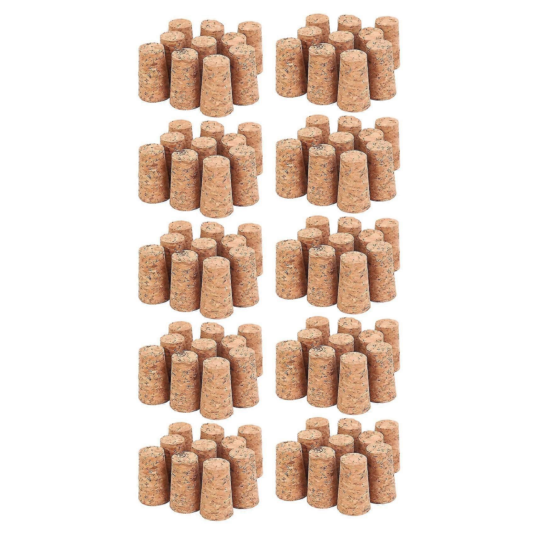 100pcs Tapered Corks Stoppers Diy Craft Art Model Building 22x17x35mm