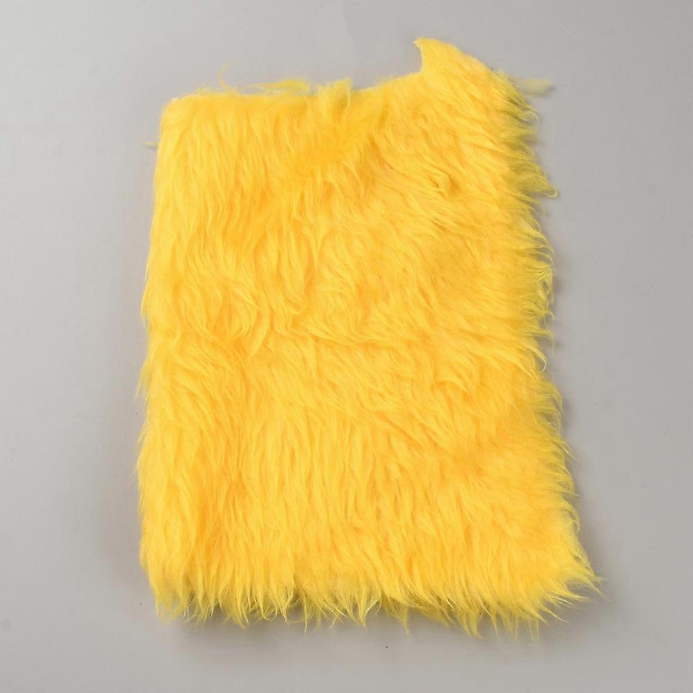 Polyester Plush Toy Fabric Yellow 400x400x3mm