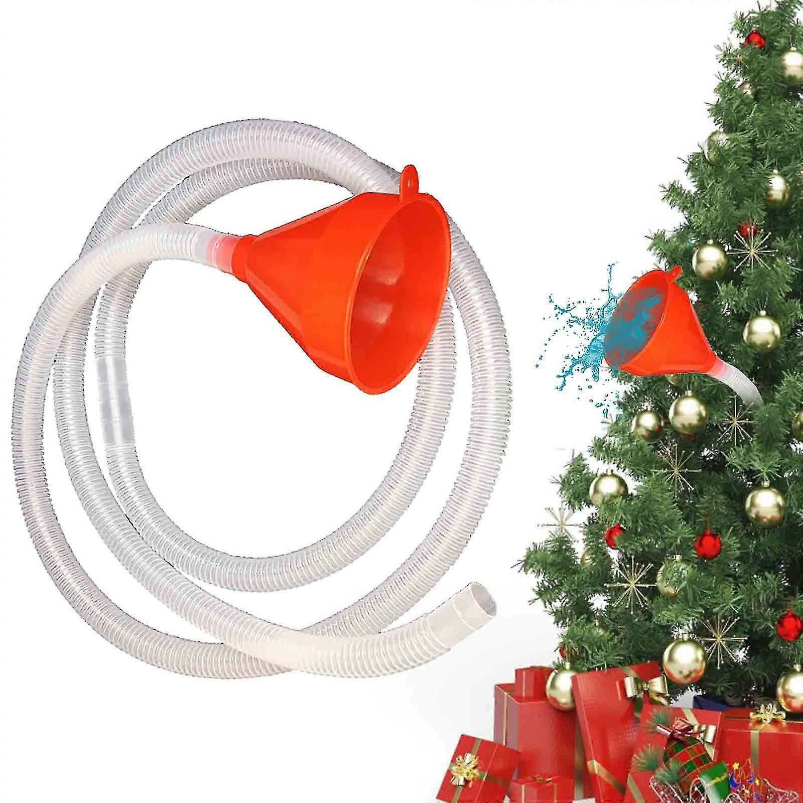 Christmas Tree Watering Funnel Longer Tree Funnel Watering Spout Tree Watering Device Christmas Tree Long Funnel Watering System Xmas Plant Watering T
