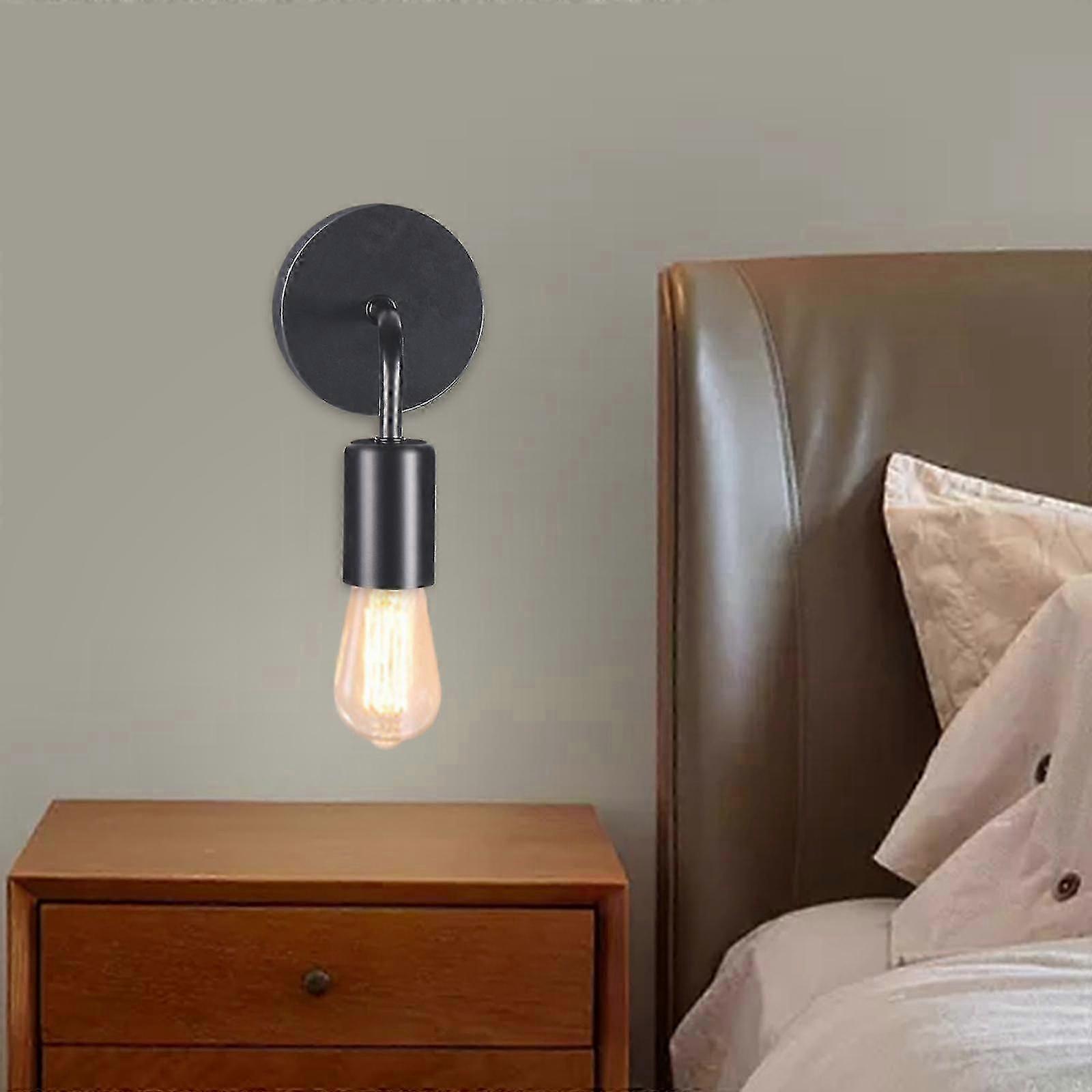 Sconce Lamp Rustic Fixtures E27 Base Balcony Aisle Mounted Lamp Bulb Not Included