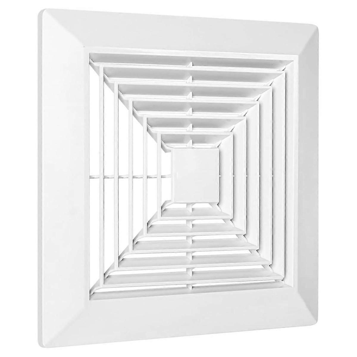 Bathroom Exhaust Fan Cover with Springs Replacement Parts for Square Ceiling or Wall-Mount Exhaust