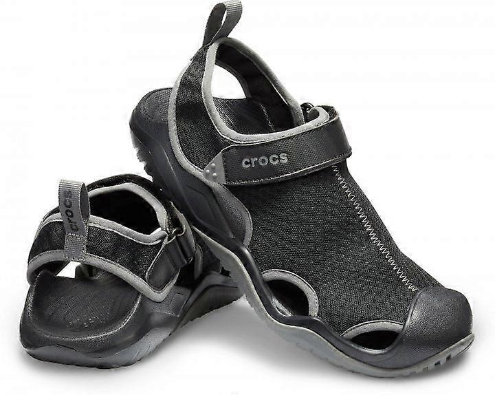 Crocs Mens Swiftwater Mesh Deck Sandals Sport 