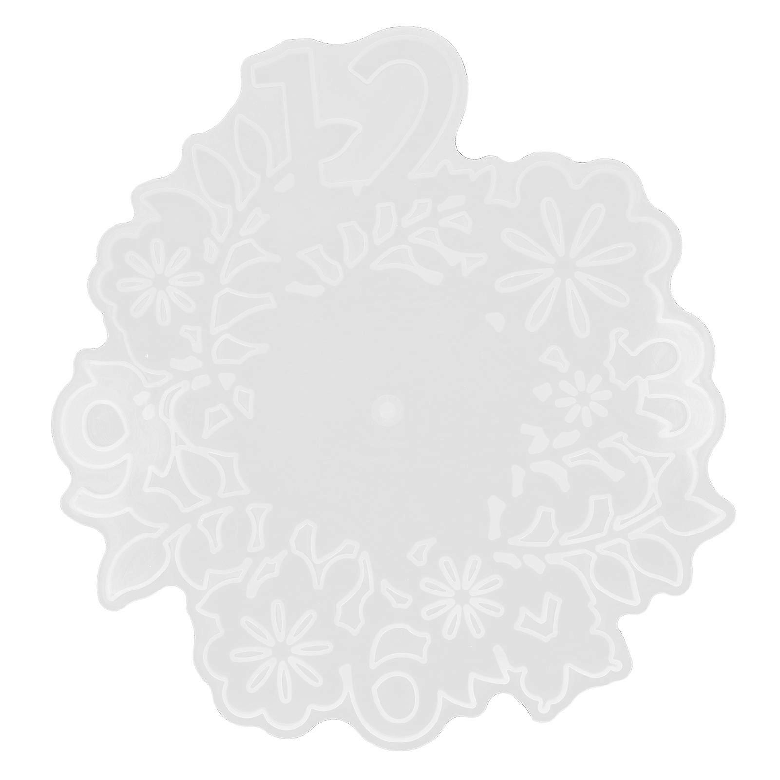 Clock Mold, DIY, Recyclable Silicone Mold, Art Craft