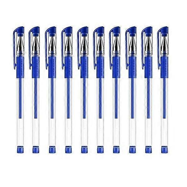 Gel pen 50 pcs refill black red student office pen