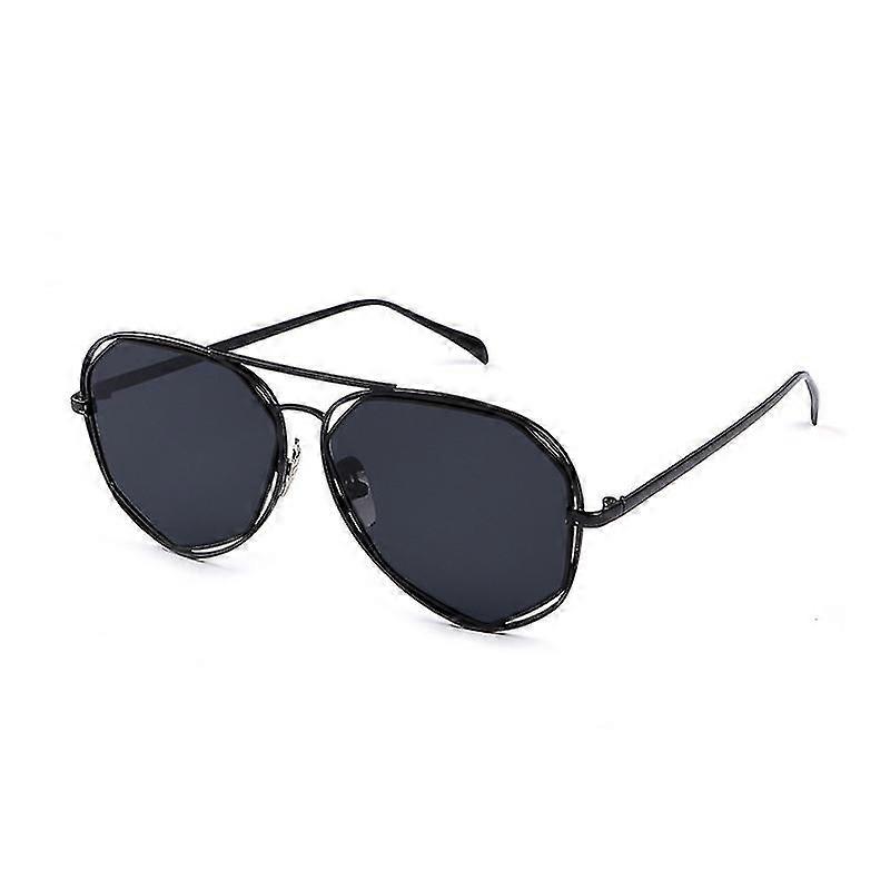 Hexagonal polarized sunglasses for men and women